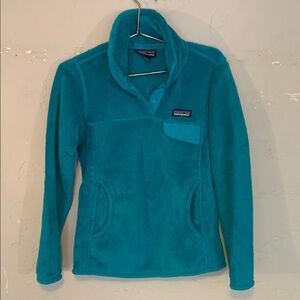 Patagonia Teal Fleece Pullover